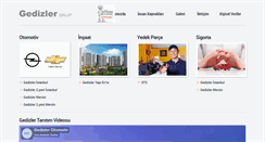 Desktop Screenshot of gedizler.com.tr