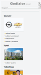 Mobile Screenshot of gedizler.com.tr