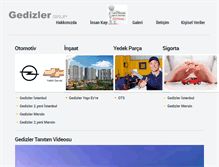 Tablet Screenshot of gedizler.com.tr